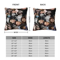 Timothee Chalamet photo collage Throw Pillow Cushions For Sofa Luxury Sofa Cushions pillow covers decorative 2