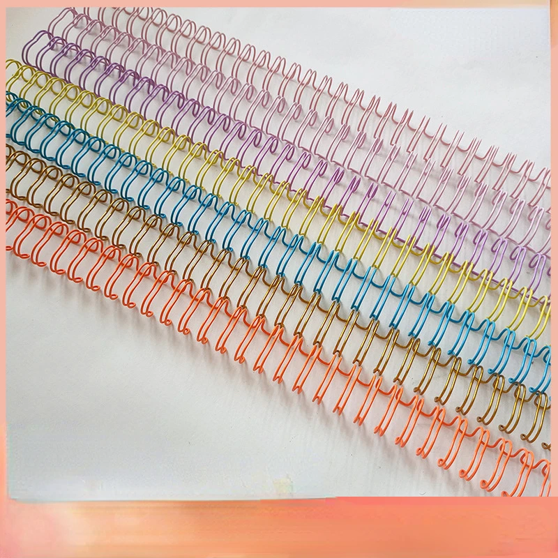 yo Binding Loop Album Loose Leaf Binding Ring a4 Notebook Double Coil Wire 34 Hole 100pcs Atacado yo binding loop album loose leaf binding ring a4 notebook double coil wire 34 hole 100pcs atacado