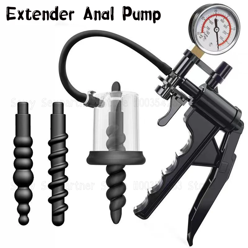 Manual Vacuum Anal Pump Rosebud Pump Vacuum Sucking Massage Prostate