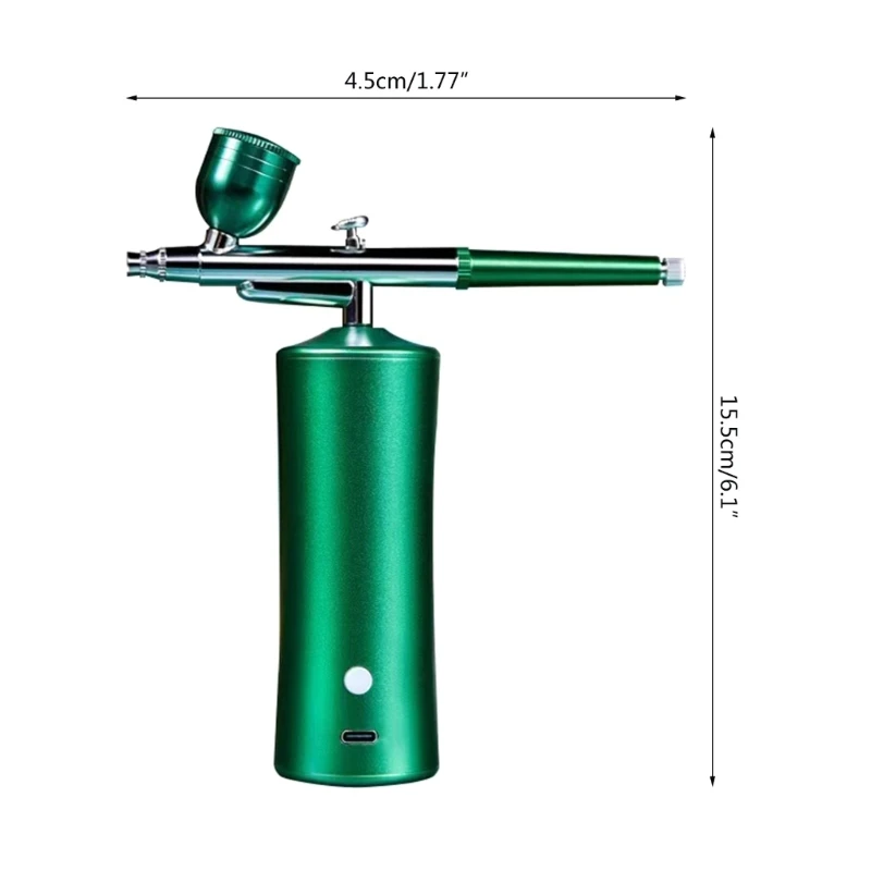 Wireless Set with Compressor Handheld Auto Handheld Air Brush Guns Sets with 0.3mm Nozzle