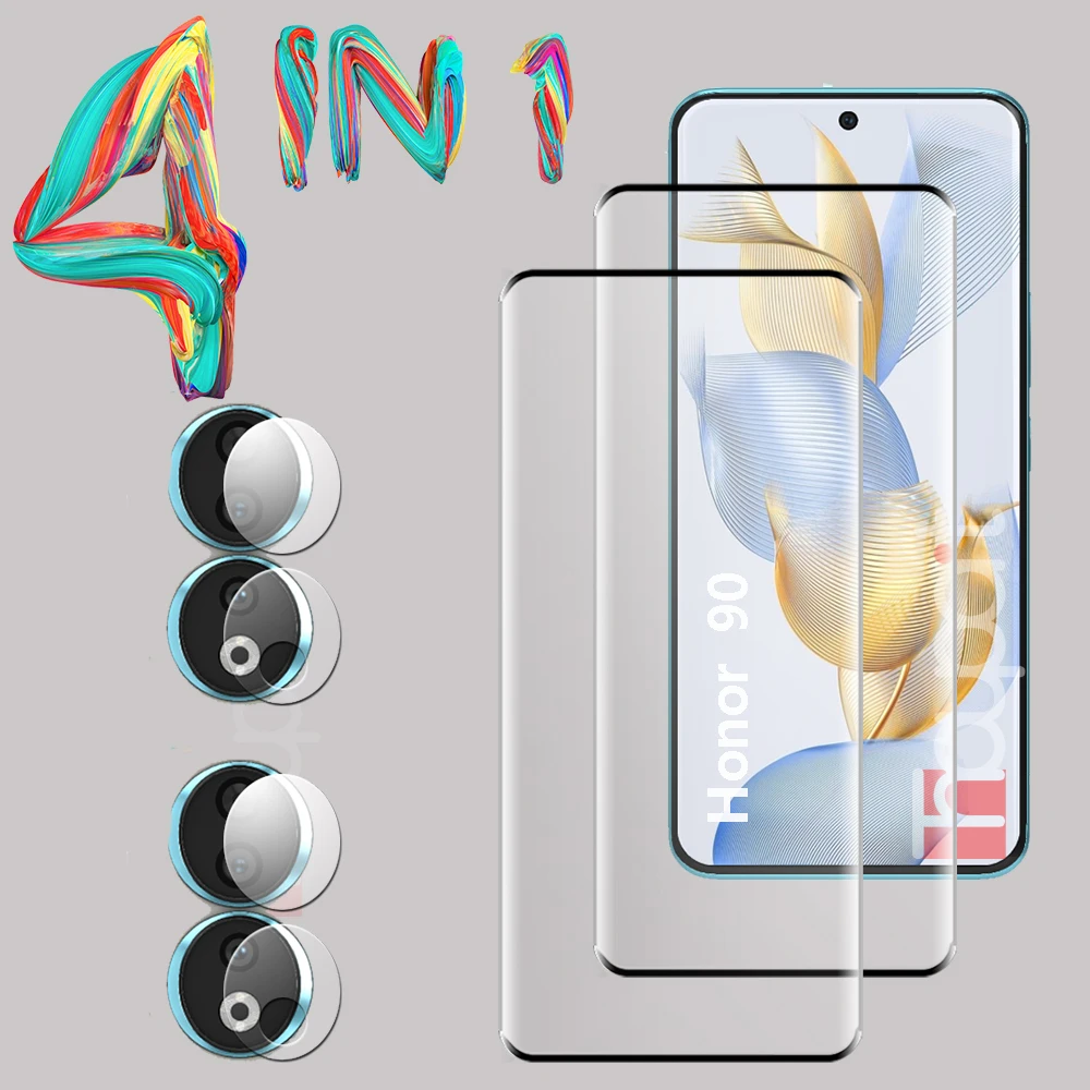 Premium 3D Tempered Glass Screen & Camera Protector Film