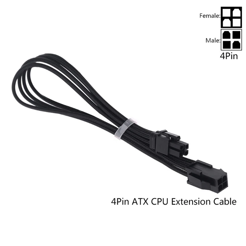 Sleeve Extension Power Supply Cable Kit - 30cm, 24-pin ATX/EPS, 8-pin PCI-E GPU, 8-pin CPU, 6-pin PCIE, 4-Pin CPU with Combs - 18 AWG Description Image.This Product Can Be Found With The Tag Names Computer Cables Connecting, Computer Peripherals, PC Hardware Cables Adapters, Sleeve extension power supply cable