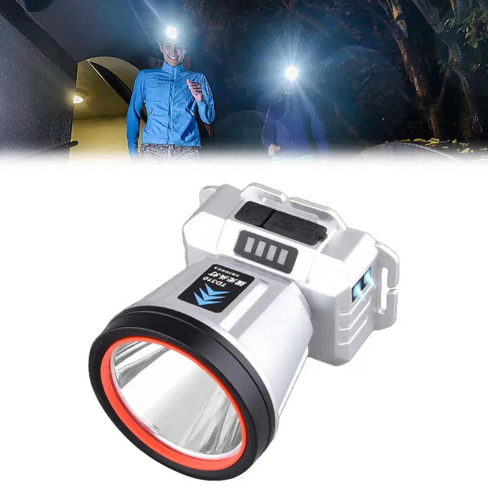 

Фонарь налобный с датчиком движения, зарядка через USB