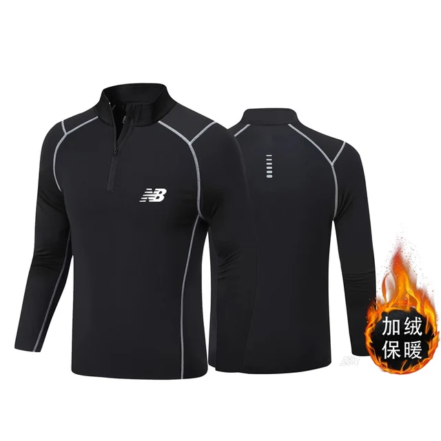 Men's Sports Tights Compression Underwear Warm Base Layer Thermal Shirts Pants Fleece Kids Thermal Underwear Winter Jogging Wear T-shirt