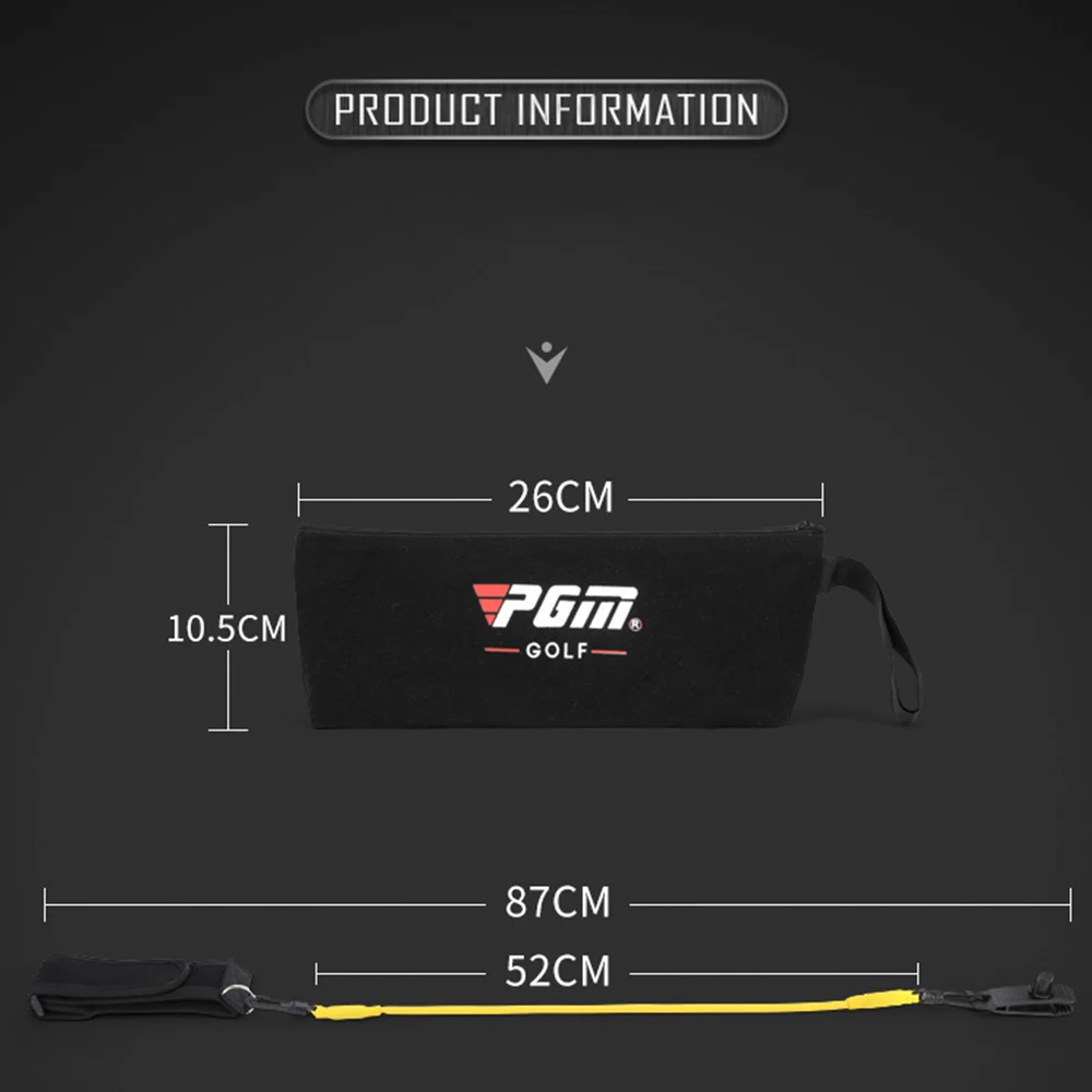 

PGM Golf Swing Tension Belt Band Golf Swing Trainer Strength Trainer Action Supplies Golf Club Correction Strong Device JZQ025