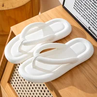 Soft Sole EVA Women's Flip Flops 2024 Summer Beach Non-slip Cloud Slippers Women Thick Platform Clip Toe Bathroom Slides - Image 6