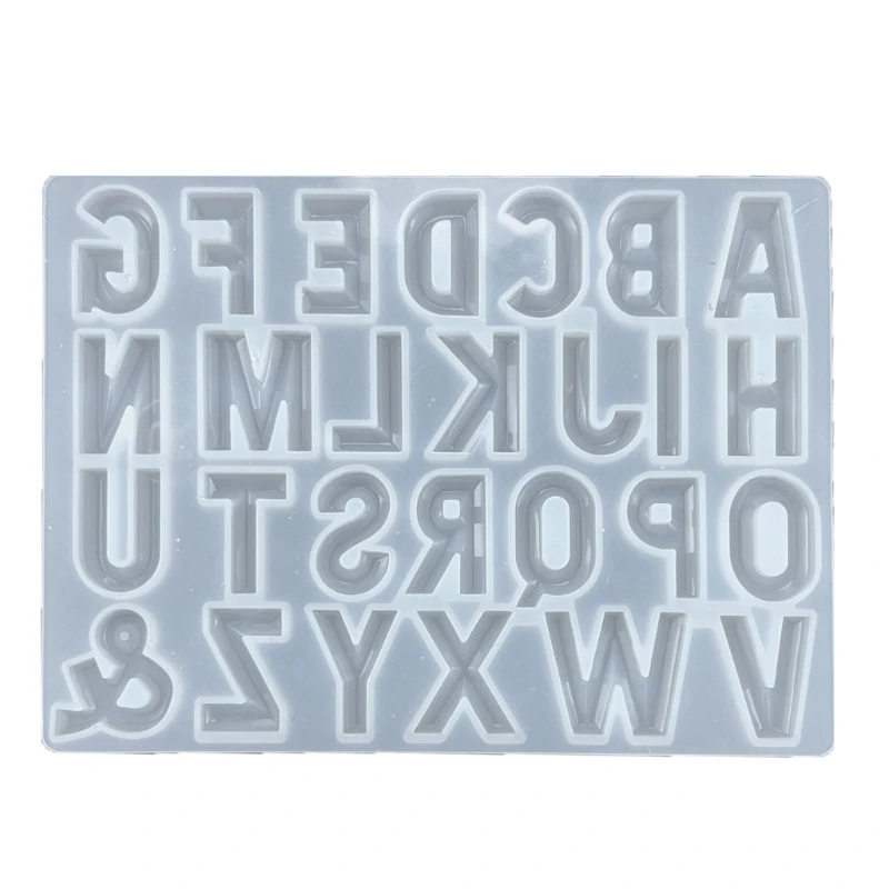 

Capital Letter Shaped Silicone Resin Mold Jewelry Casting Molds Ornament Moulds Silicone Casting Tools Silicone DropShip
