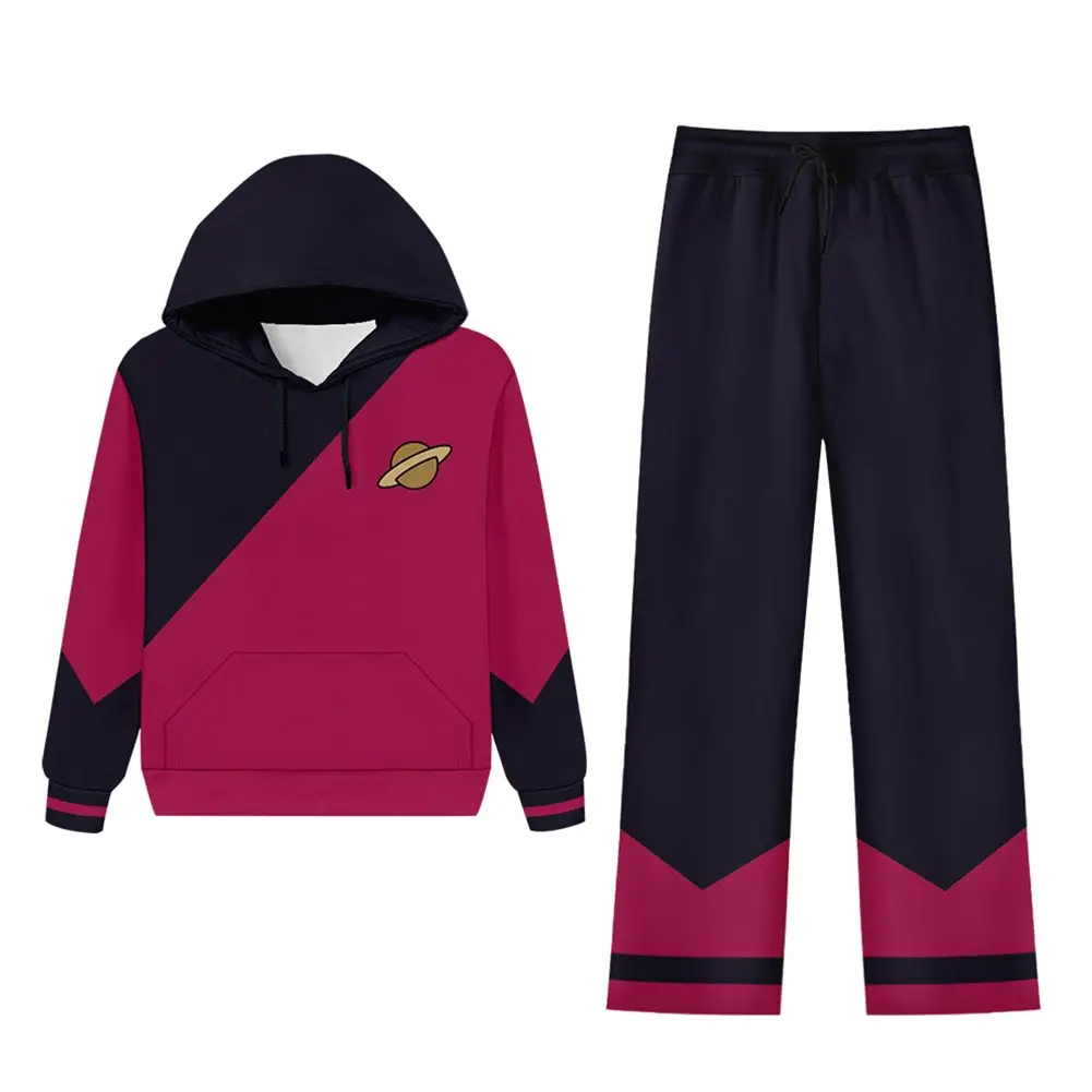 

Augustus Porter Cosplay Hoodie The Owl Cos House Cosplay Costume Casual Hoodie Pants Set Halloween Carnival Party Disguise Suit