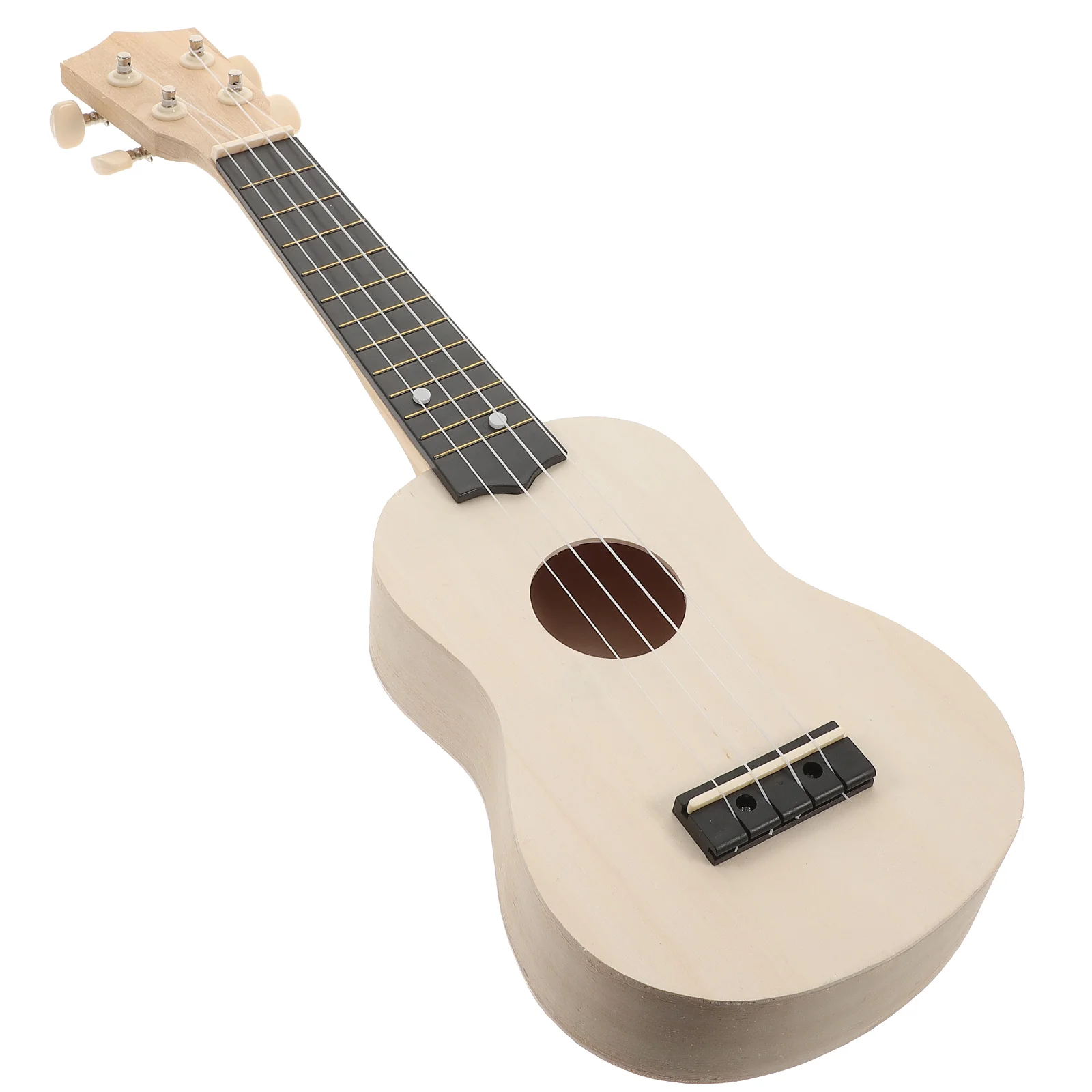 

Hand-assembled Ukulele Material Kit Guitar Self-painting Kids Wooden Toys Tools