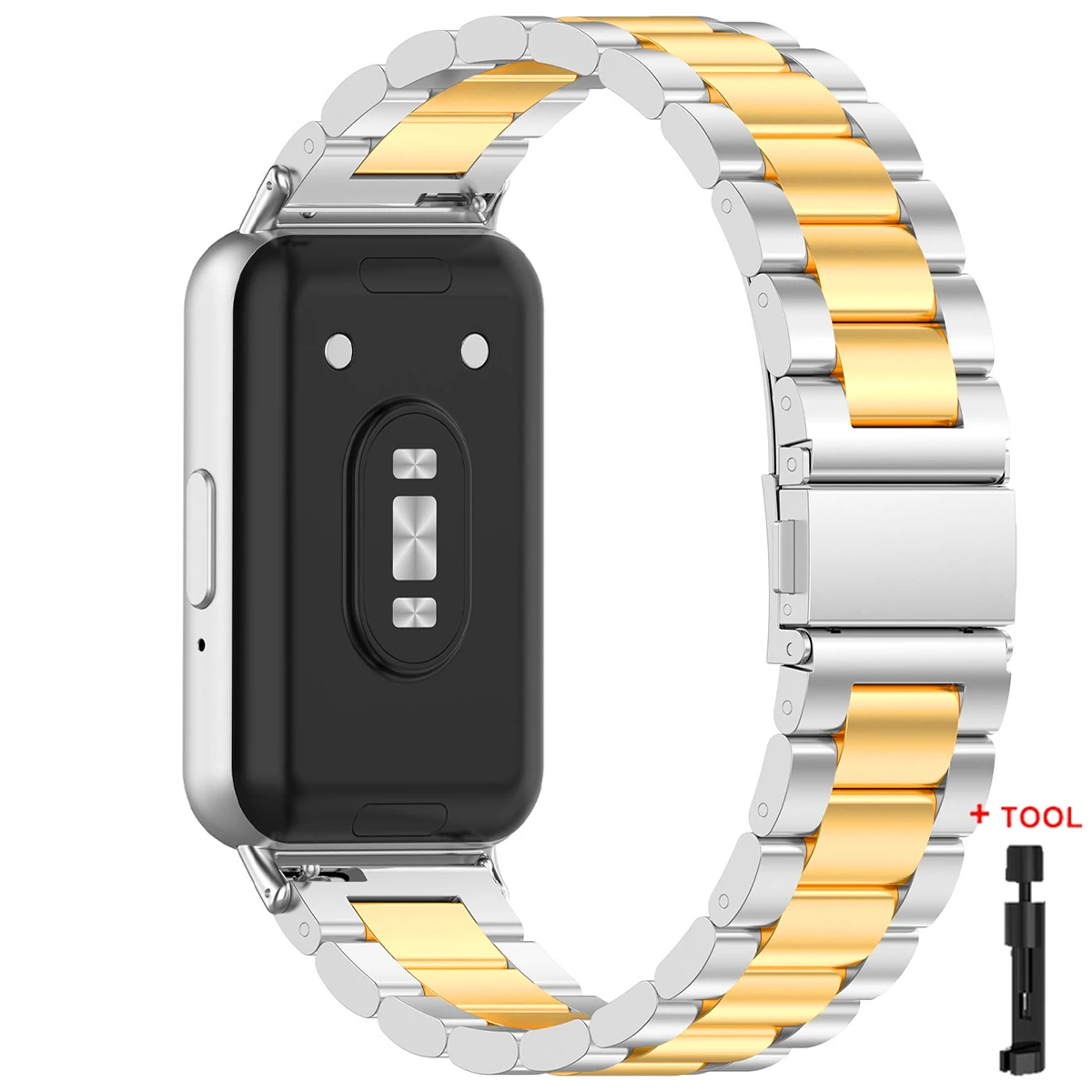 Elegant Stainless Steel Band - Premium Strap Bracelet for Smartwatch Accessories