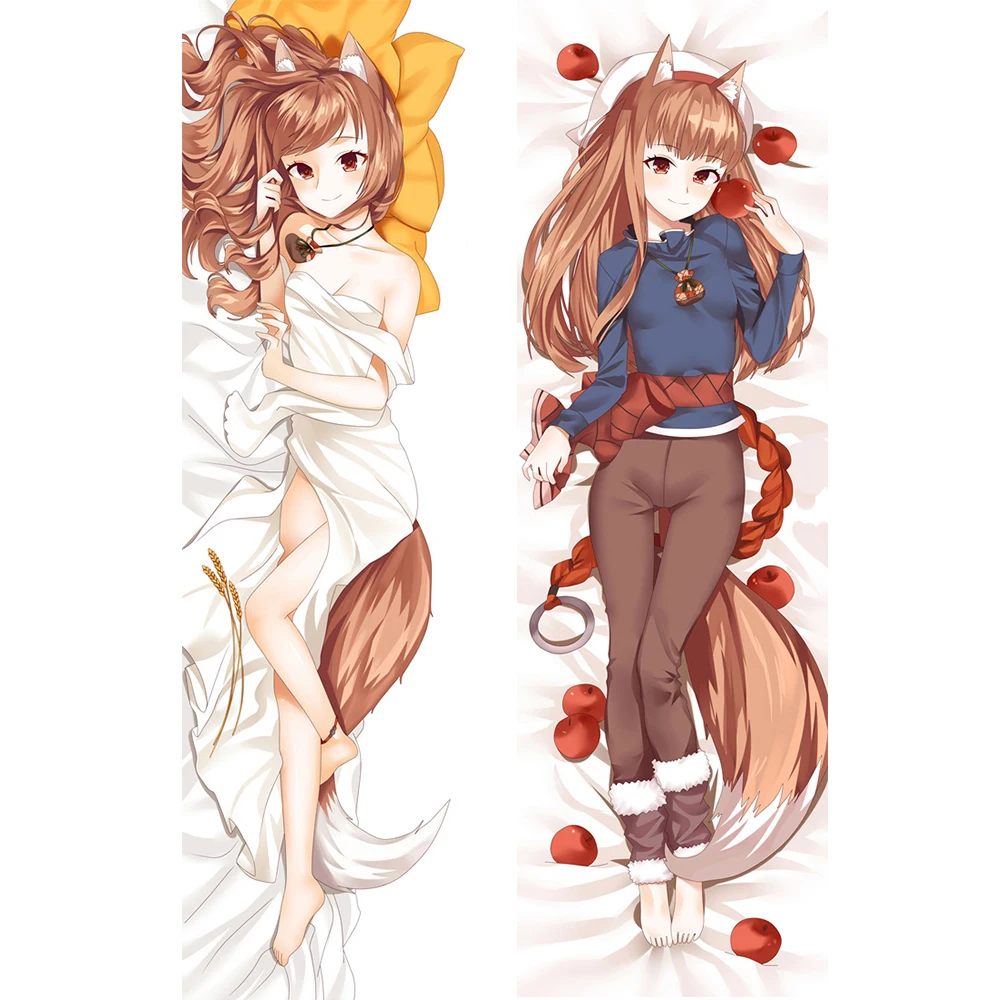 

Anime Spice and Wolf Holo Dakimakura Hugging Body Pillow Case Home Bedding Otaku Pillow Cover Decoration Gifts