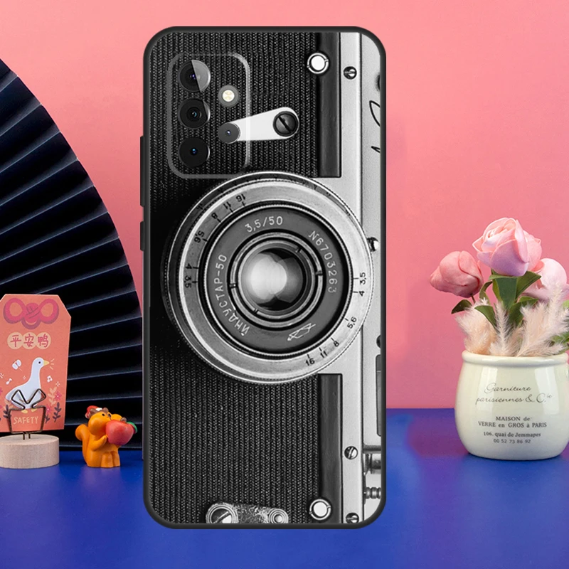 Retro Camera Vintage Case For Samsung Galaxy A54 A34 A24 A14 A73