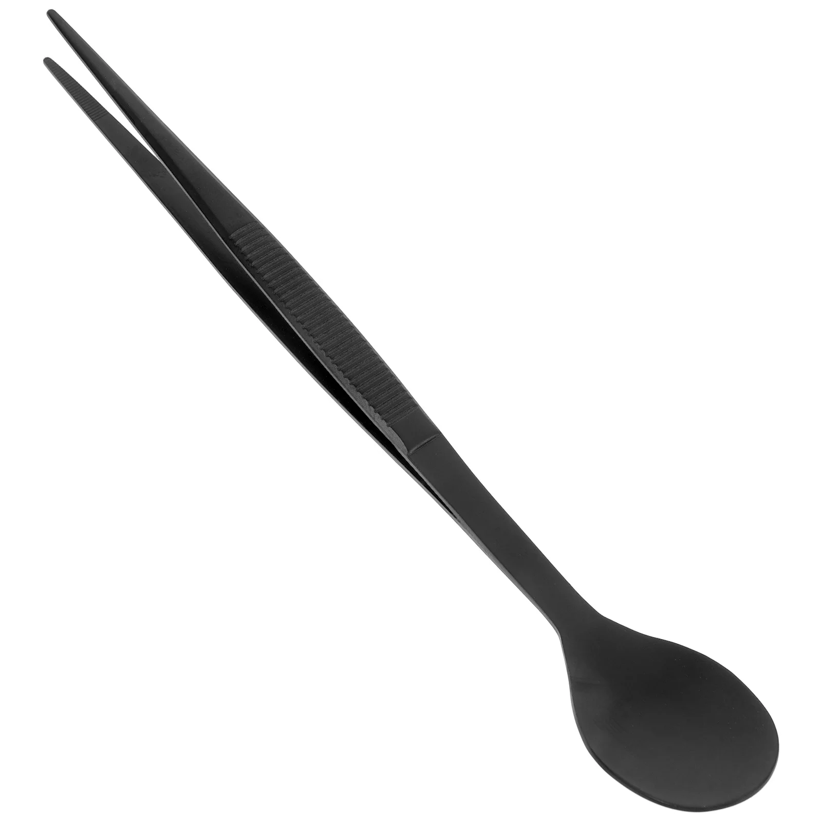 Stainless Steel Flavor Test Spoon Grilling Tongs Chefs and Tweezers Salad Metal Arrangement Culinary Tasting Spoons