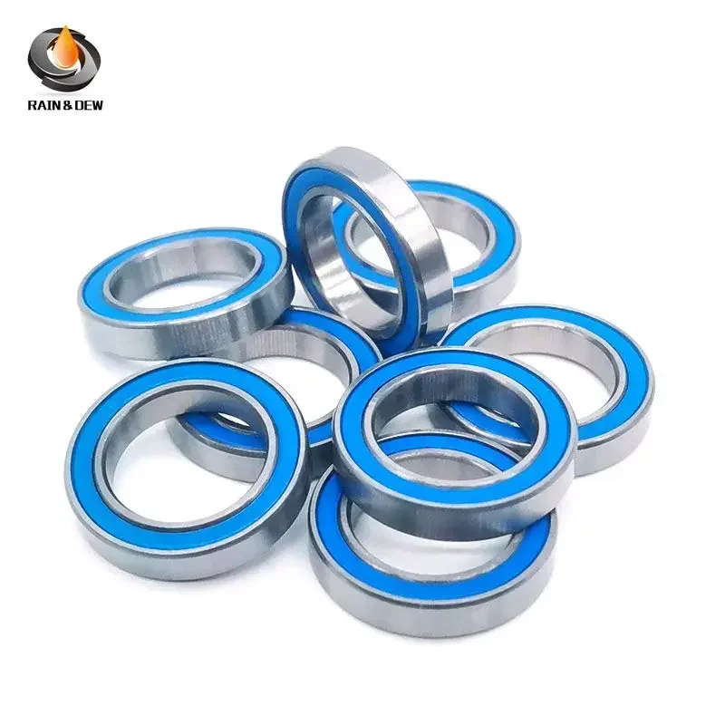 10Pcs 6803RS 베어링 17x26x5mm ABEC-7 취미 전기 RC 자동차 트럭 6803 RS 2RS 볼 베어링 6803-2RS 블루 봉인