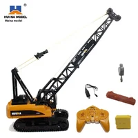 New Style Huina 15-Channel Electric Acousto-Optic Crane Large Alloy Tower Truck Engineering Car Model Toy Acousto-Optic Effect 1