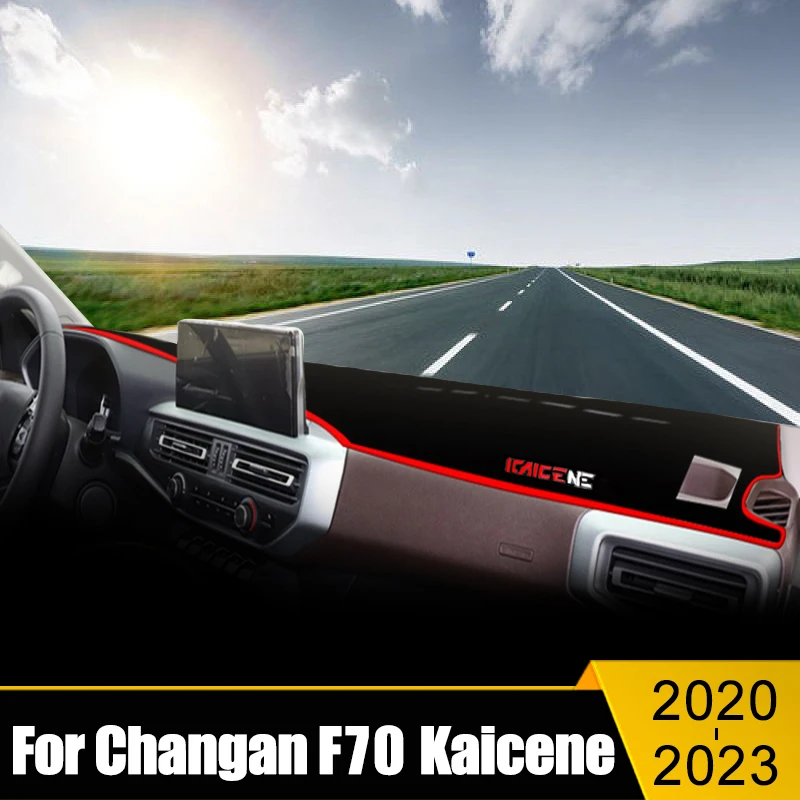 

Car Dashboard Cover Avoid Light Pads Sun Shade Case Anti-UV Carpets Non-Slip Mats For Changan Kaicene F70 2020 2021 2022 2023