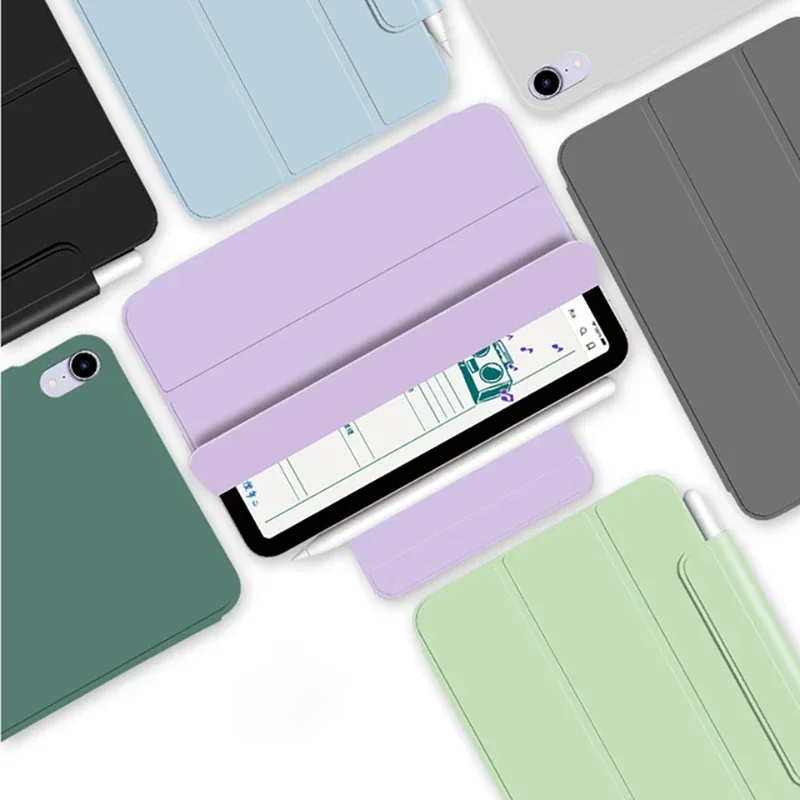 Mini 6 Case for iPad 10 Air 5 4 Pro 11 Magnetic Case Edgeless Flip Stand ipad case tablet case