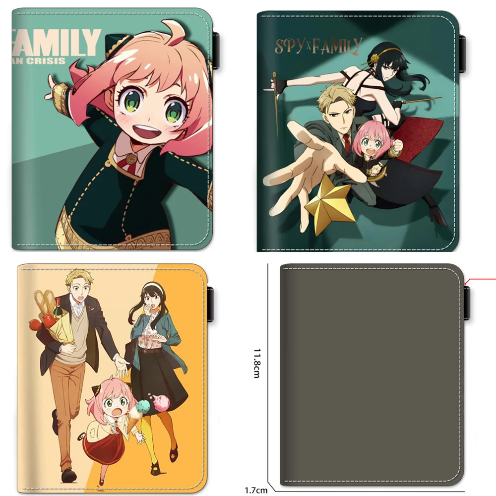 

E-Mell SPY×FAMILY Twilight Loid Forger Anya Forger Yor Forger Snap-fastener Short Wallet