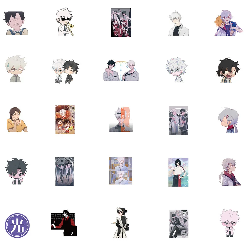 10/50/65pcs Anime TimeAgent Figure Cosplay Stickers Cheng Xiaoshi Lu Guang Motorcycles Laptop Sticker Fans Gift Collection Prop