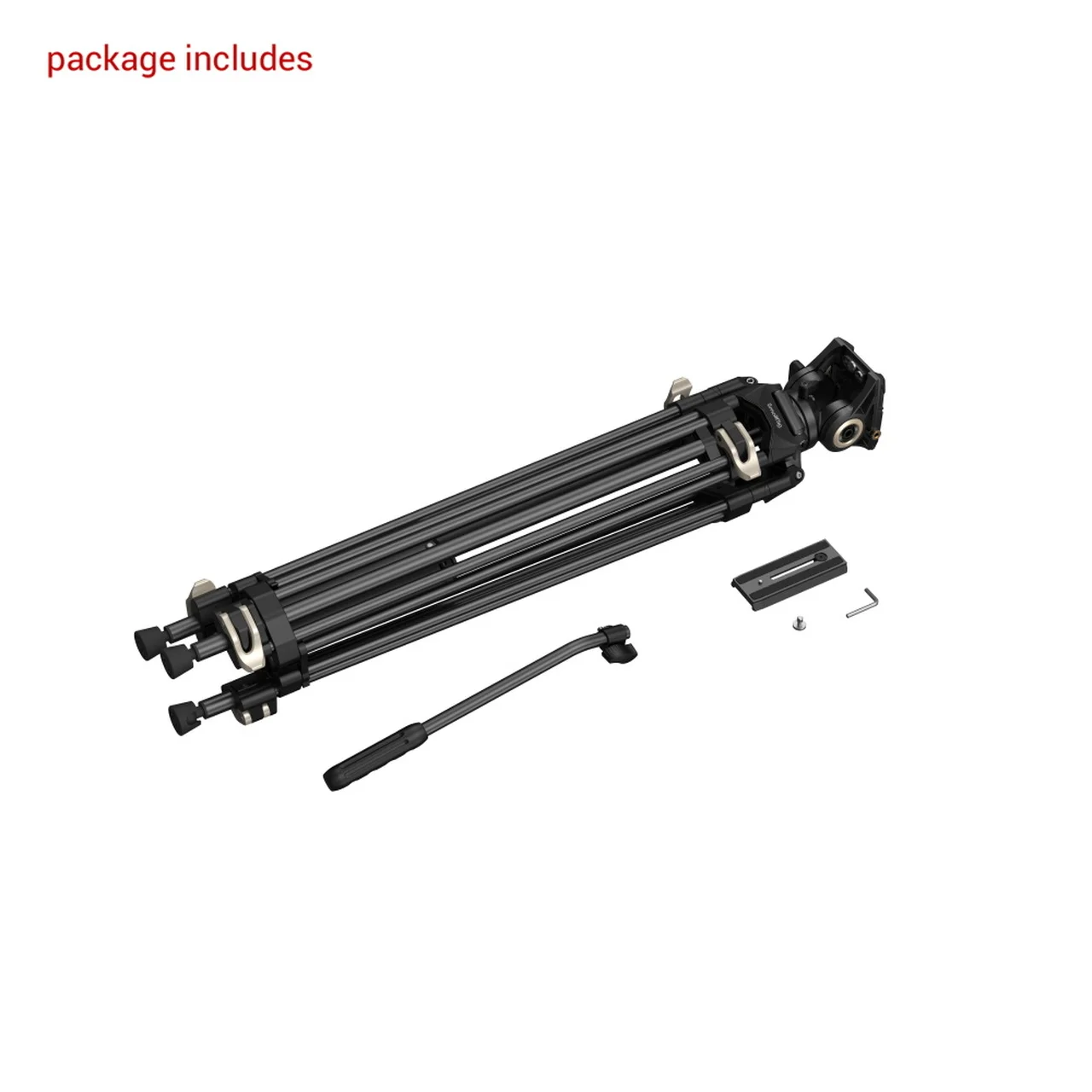 SmallRig Heavy Duty Fluid Head Tripod AD-01 3751 Universal quick release plate Aluminum Alloy Manfrotto camera fluid head