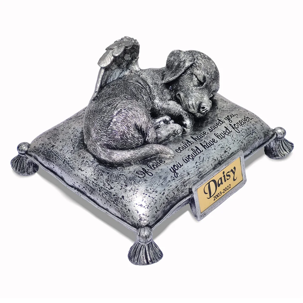Pet Urns for Dogs Ashes-Memorial Dog Urns for Ashes with Personalized Engraving Your Pet's Name, Date