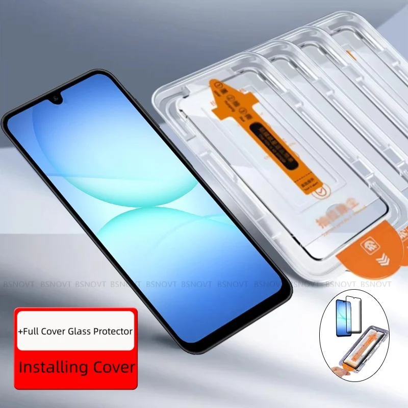 Premium Tempered Glass Screen Protector, Full Cover, Dust-Free, 9H Hardness
