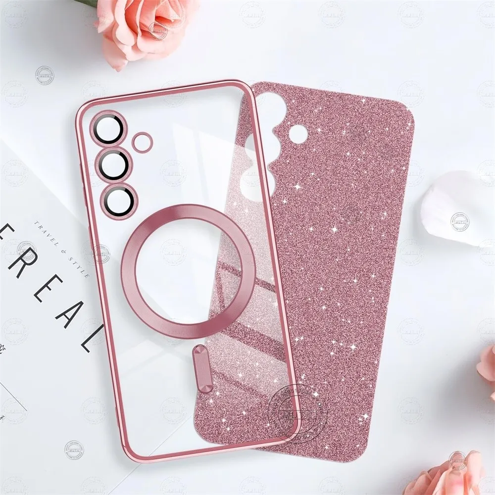 Glitter Bling Magnetic Wireless Case Cover - Ultra Bright Design