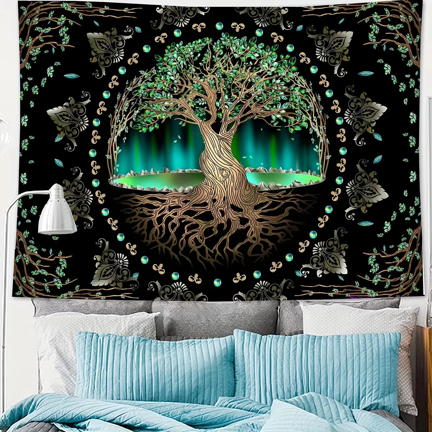 VIKAMA Bohemian Forest Tapestry Encrypted Waterproof Living Room Bedroom Wall Decoration Bedroom Decoration - Image 2