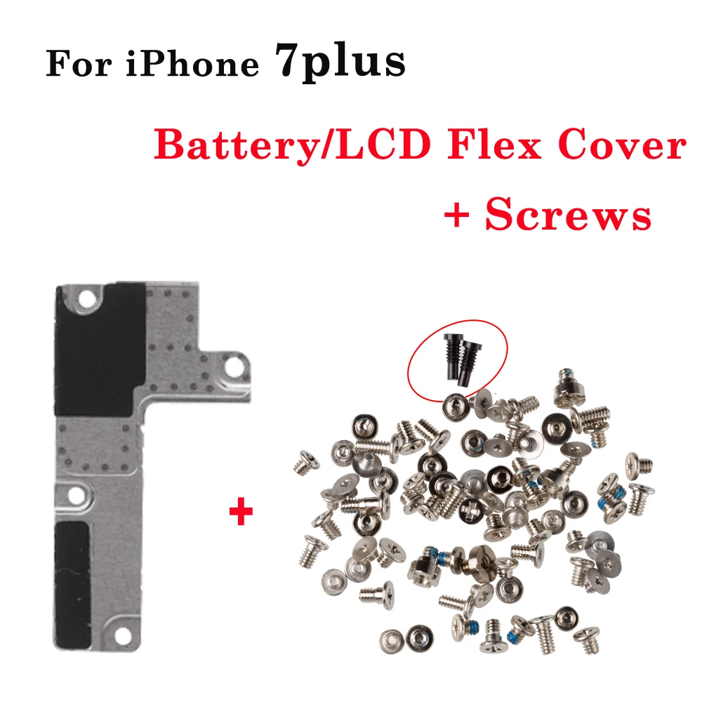 Enhanced Battery LCD Flex Cable Cover with Complete Screw Set and Internal Metal Bracket Clip Holder