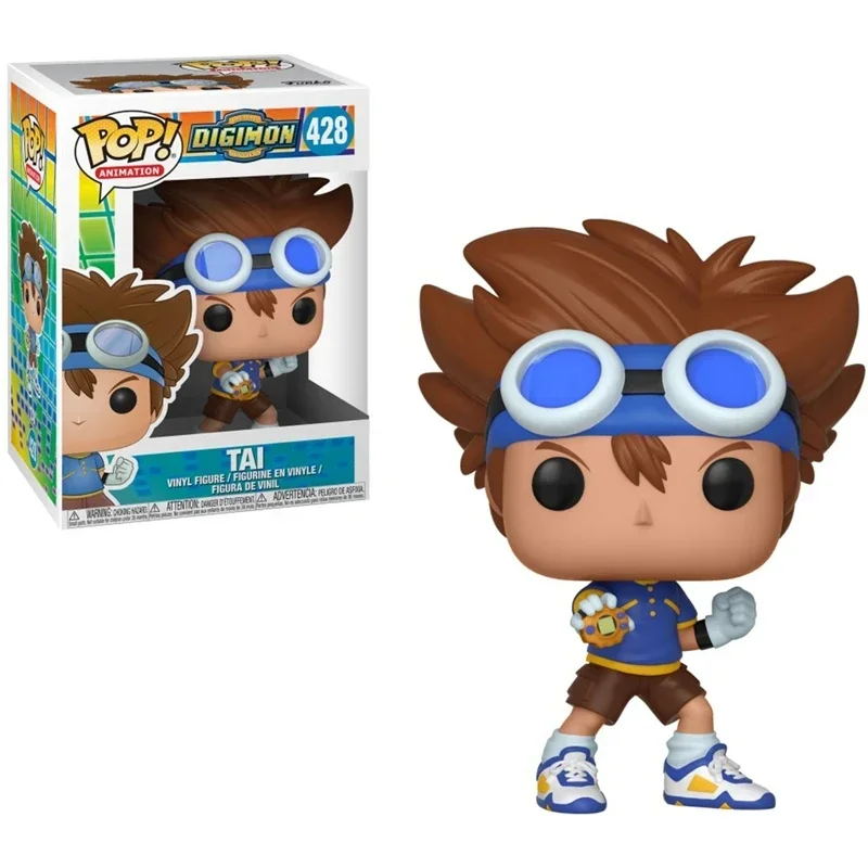 thumbnail image 4 of Figura de acción de vinilo Funko POP Animation Digimon Tai #428 Aguman #429 Matt #430 Gabumon 431 #, modelo de colección de PVC para regalo, 4 of 5
