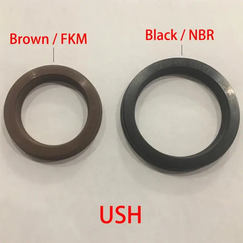 USH 55*65*6 55x65x6 56*66*6 56x66x6 58*68*6 58x68x6 Коричневый FKM Фторкаучук Гидравлический шток поршня