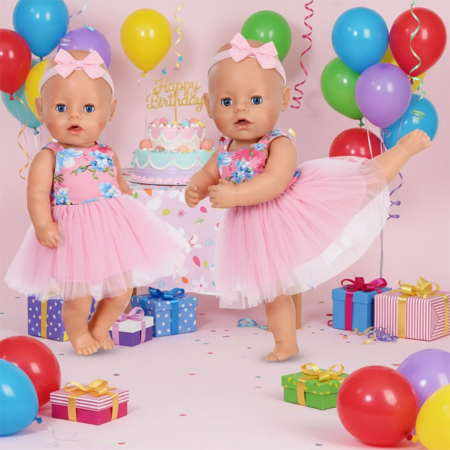 Handmade Dance veil skirt For 18 Inch American Doll Girl Toy 43 cm Baby New Clothes Acessories Nenuco Our Generation