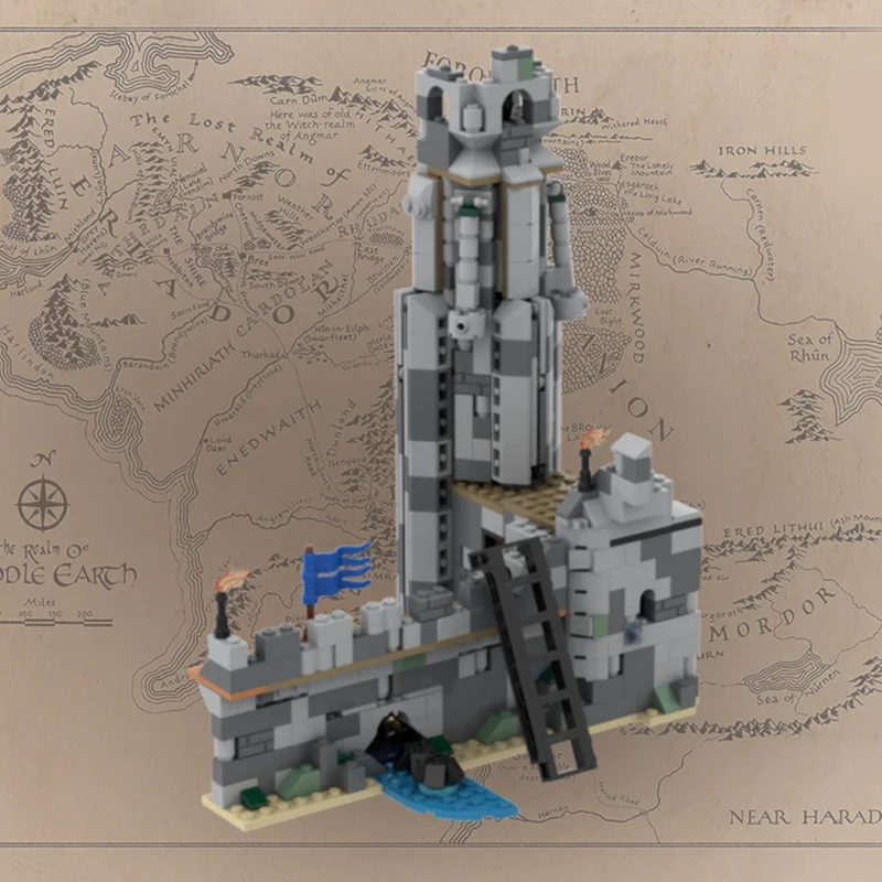 2085PCS Moc Lord of the Rings Helms's Deep Building Bricks Toy for