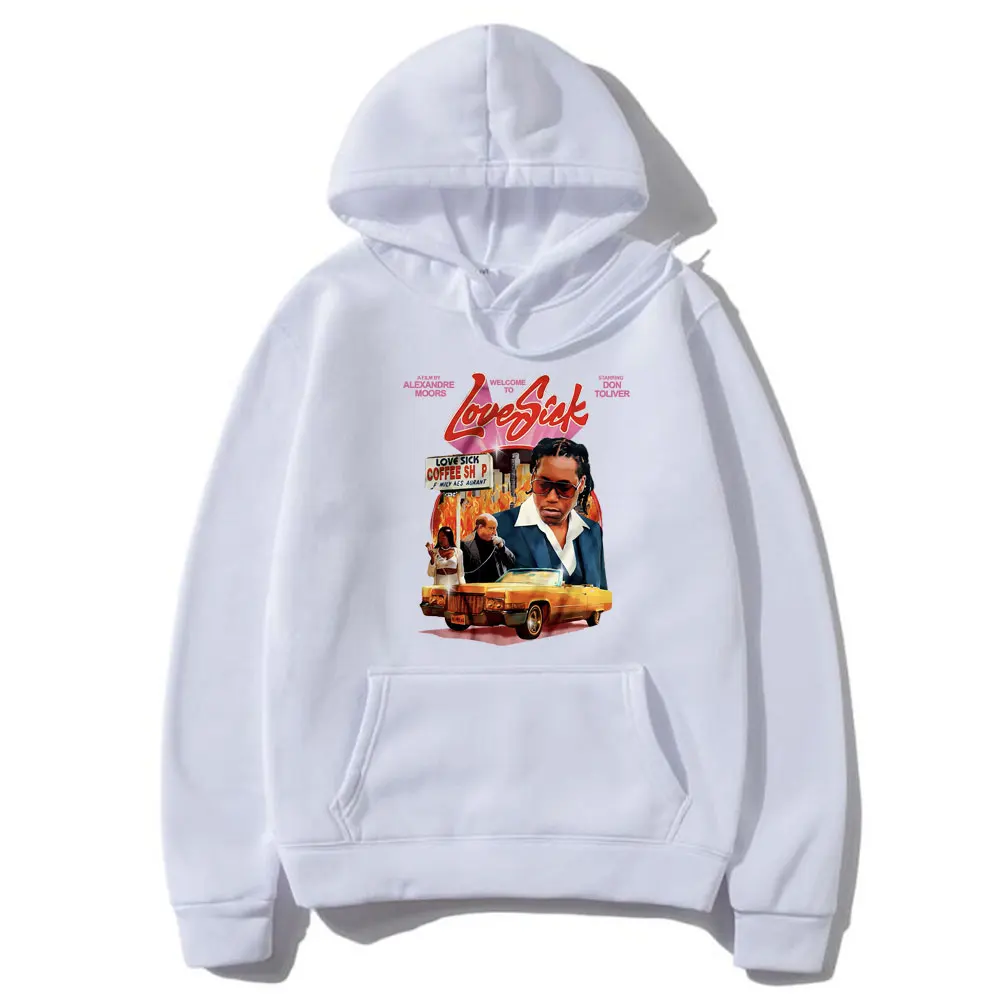 Limited Edition Rapper Don Toliver Love Sick Album Graphic Hoodie Men Women  Oversized Sweatshirt Male Hip Hop Style Hoodies
