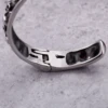 10mm Skull Ghost Head Bangle Men 316L Stainless Steel 6