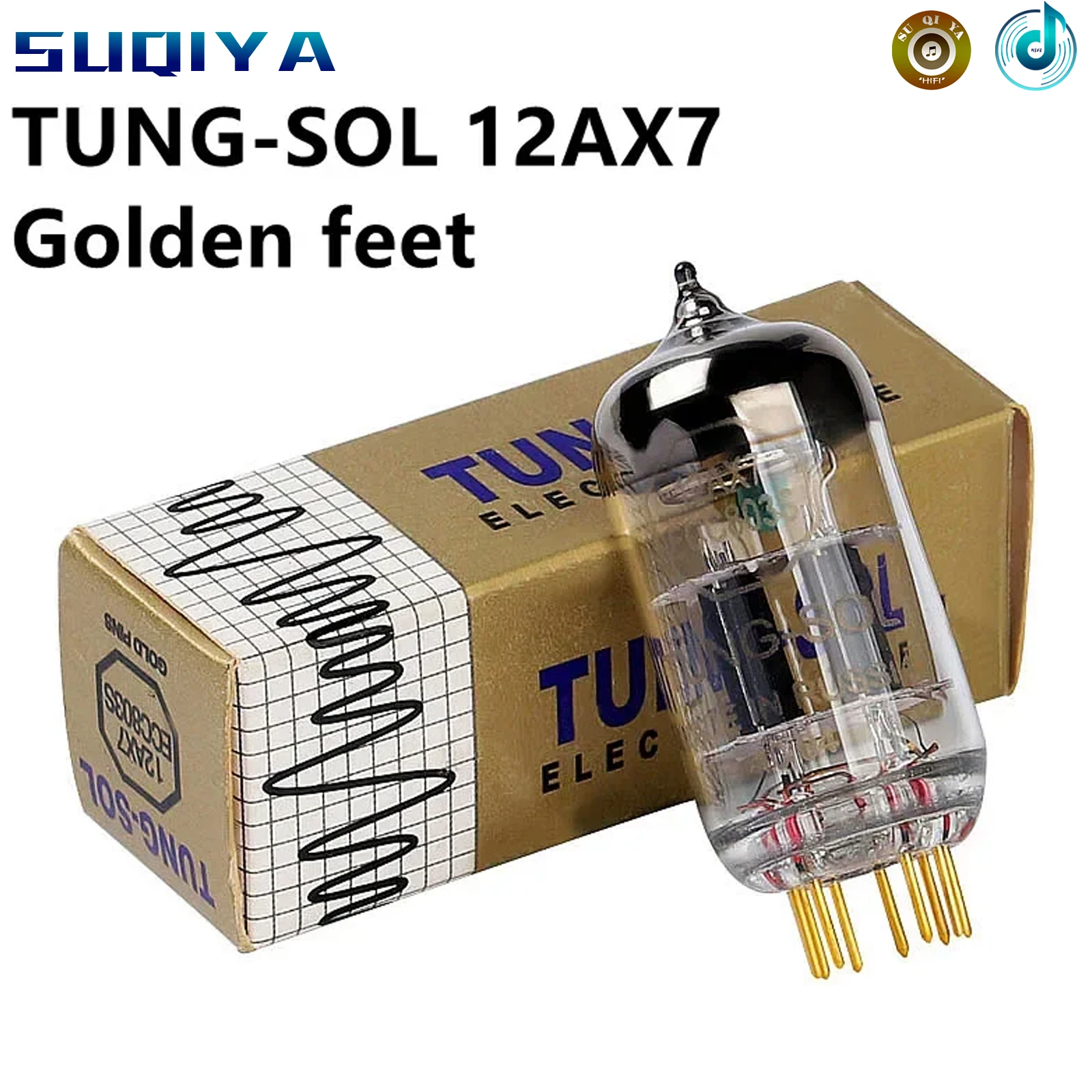 

Russian Tissot TUNG-SOL 12AX7 Replaces ECC83 12AX7-B ECC803S 6N4 Gold Needle Tube Paired Tube Amplifier HIFI Audio Amplifier