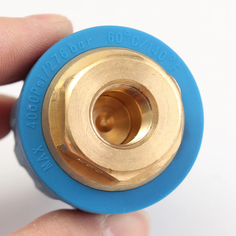 High-Pressure Washer Nozzle 360 Rotating High Pressure Water Spray Nozzle Garden Rotary Turbo Sprinkler System Hose Valve