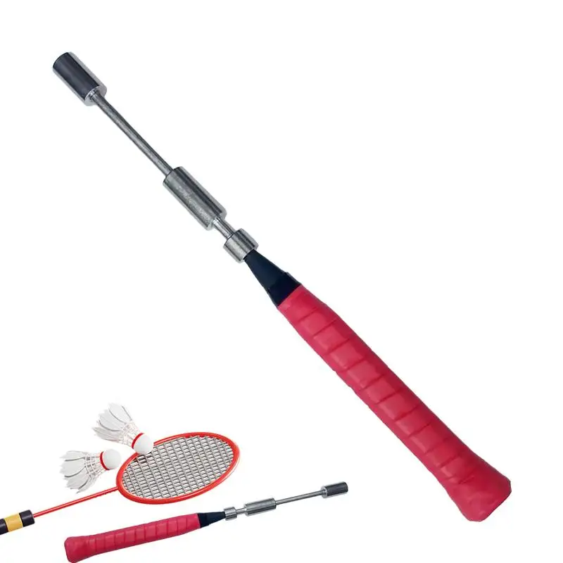 

Badminton Racket Power Trainer Portable Swing Trainer Adjustable Weight Badminton Racket Training Tool Badminton Accessories For