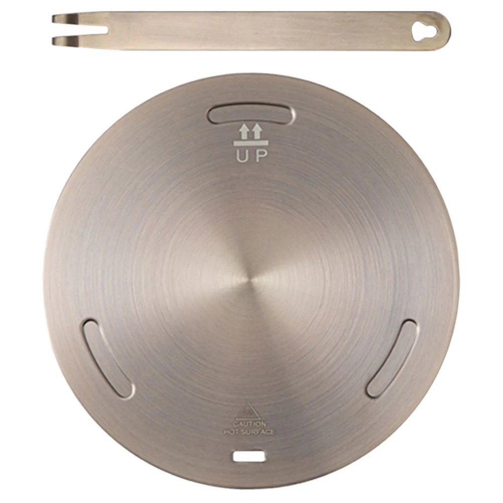 Induction Cooker Heat Conduction Plate Collector Adapter Kitchen Gas Stove Removable Handle Cookware Metal Electric Diffuser