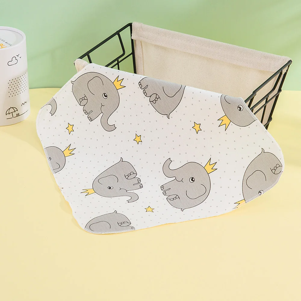 Halilo 4 Pieces Cotton Newborn Baby Towels Saliva Towel Nursing Towel Baby Boys Girl Washcloth Handkerchief