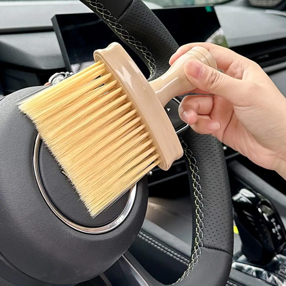 

Car Brush Soft Bristle Car Detailing Brush Set with Anti-slip Handle for Multifunctional Auto Tool Scratch Free Dust for Air