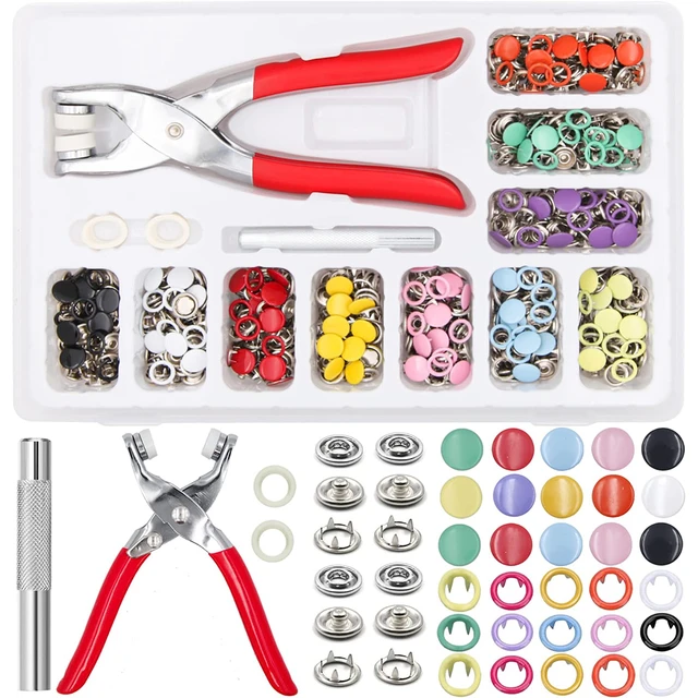 50 Sets 9.5mm Metal Silver Snaps Buttons Open Prong Snap Button Snap  Fasteners Kit for Jeans, Fabric, Baby Clothing, DIY Craft - AliExpress