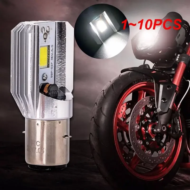 

2024 H6 BA20D DC 8V-80V 8W 6500K COB лампа для фар мотоцикла с ближним/дальним светом, новые светодиоды и индикаторы