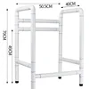 Anti-rollover Toilet Support Frame, Stainless Steel Safety Stand Up Commode Toilet Handrail Toilet Chair for Disabled People 6