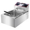 Large Capacity Commercial Electric Fryer MultiFunction Deep Fryer for Stalls and Food Stands Quick Fry Appliance Easy Operation 6