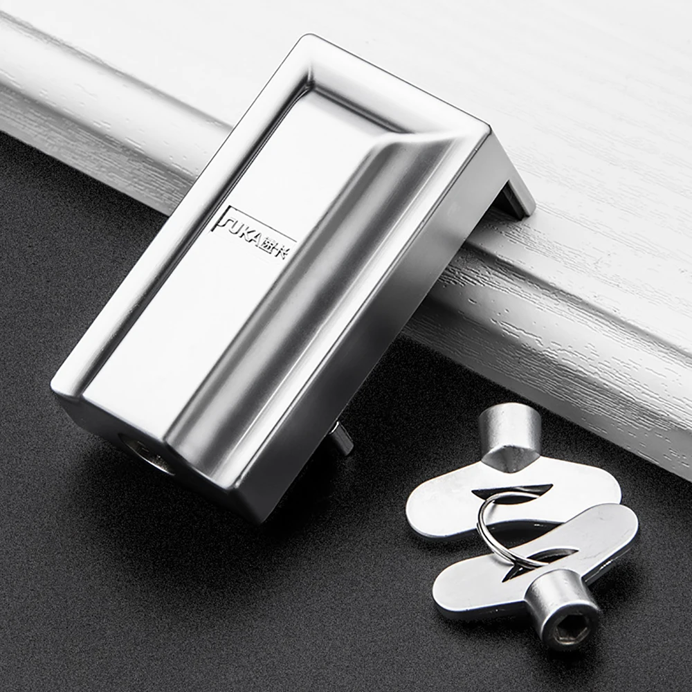 Window Security Key Lock Sliding Doors Windows Restrictor Child Safety Anti-theft Door Stopper Windows Children Baby Safety Lock