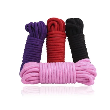 Female Adult Sex products Slaves BDSM Bondage Soft Rope Adult Games Binding Rope Role-Playing Sex Toy5m/ 10m/ 20m Thicken Cotton 1