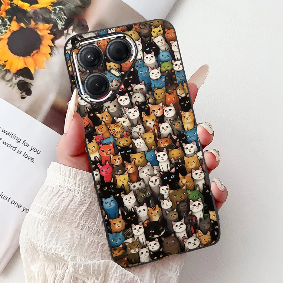 Stylish Painted Soft Silicone Phone Case Cover