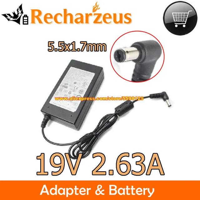 Genuine 19V 50W AC Adapter DA-50F19 Laptop Charger For BENQ