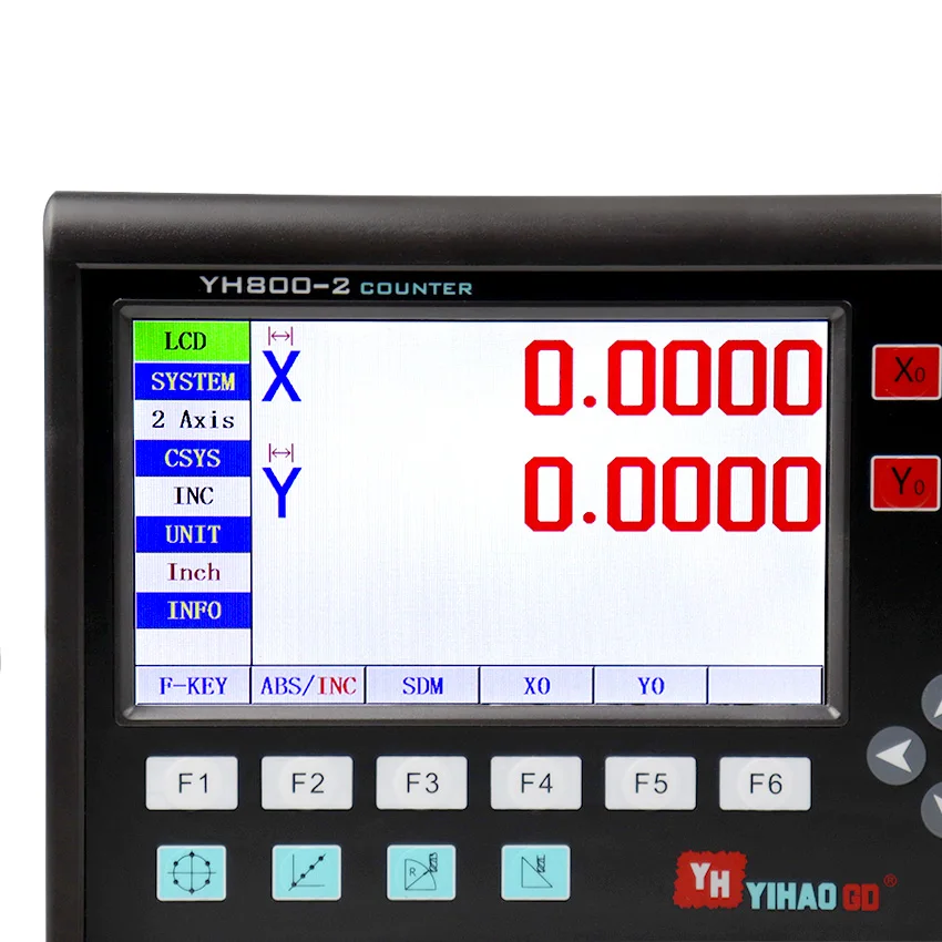 YH800-3 YH800-2 LCD DRO YH800 дисплей цифровой индикации больших ЖК-систем TTL DB9 7-дюймовый экран для машин